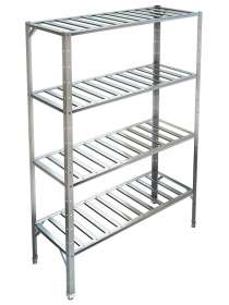 Стеллаж решетчатый 4 полки 1200х500х1800 